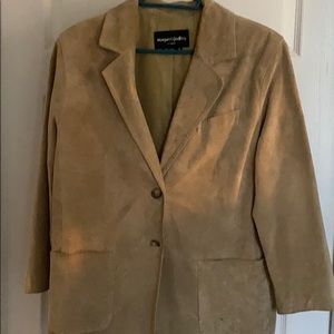 Suede blazer